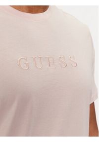 Guess T-Shirt M2BP47 K7HD0 Różowy Slim Fit. Kolor: różowy. Materiał: bawełna #3