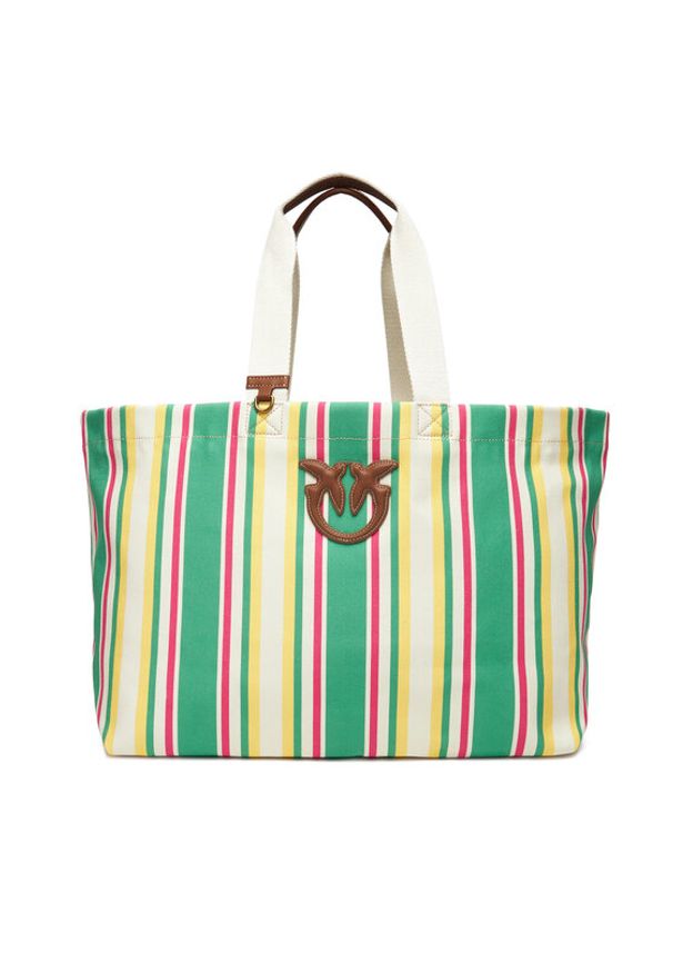 Pinko - PINKO Torebka Shopping Bag Extra PE 25 PLTT 104754 A2G5 Zielony. Kolor: zielony