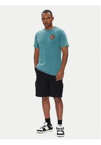 DC T-Shirt ADYZT05458 Zielony Regular Fit. Kolor: zielony. Materiał: bawełna #5