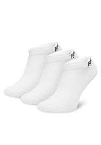 Reebok Zestaw 3 par niskich skarpet unisex R0356-SS24 (3-pack) Biały. Kolor: biały. Materiał: syntetyk