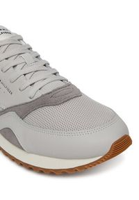 TOMMY HILFIGER - Tommy Hilfiger Sneakersy New Runner Eva Mix FM0FM05522 Szary. Kolor: szary. Materiał: skóra #5
