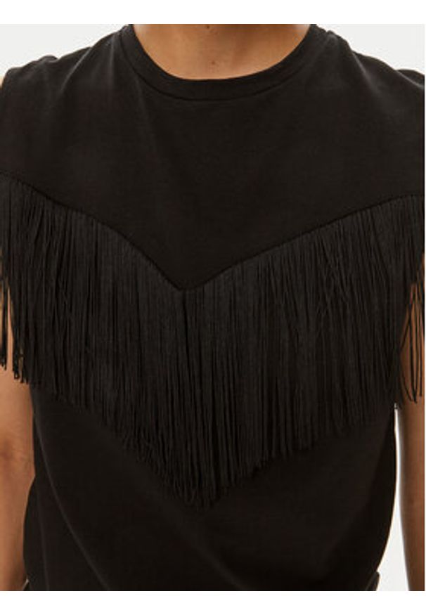 Pinko Bluzka Twilight 103726 A1XS Czarny Regular Fit. Kolor: czarny. Materiał: bawełna