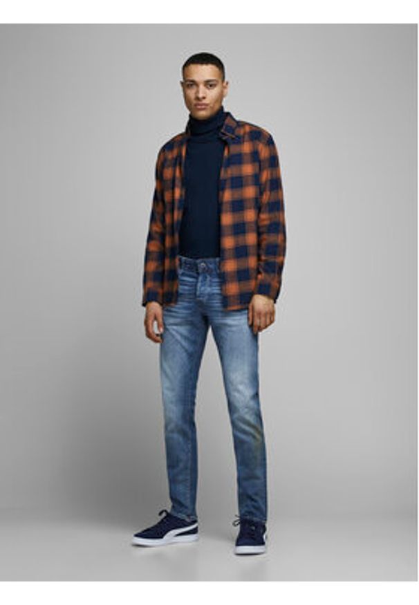 Jack & Jones - Jack&Jones Jeansy Glenn 12148275 Niebieski Slim Fit. Kolor: niebieski