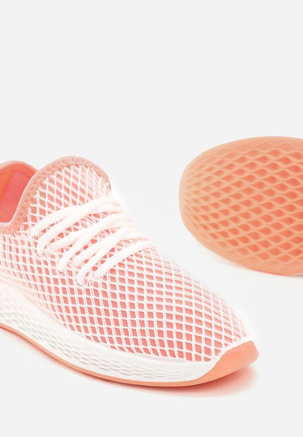 Born2be - Pomarańczowe Buty Sportowe Major-League. Okazja: na co dzień. Wysokość cholewki: przed kostkę. Kolor: pomarańczowy. Materiał: materiał. Szerokość cholewki: normalna. Wzór: aplikacja. Obcas: na płaskiej podeszwie