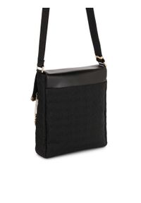 Kazar - Miejska listonoszka na ramię w haftowany wzór. Kolor: czarny. Wzór: haft. Dodatki: z haftem. Materiał: skórzane. Styl: elegancki, casual. Rodzaj torebki: na ramię #2