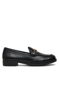 Love Moschino - LOVE MOSCHINO Loafersy JA10012G1MIA0000 Czarny. Kolor: czarny. Materiał: skóra #7