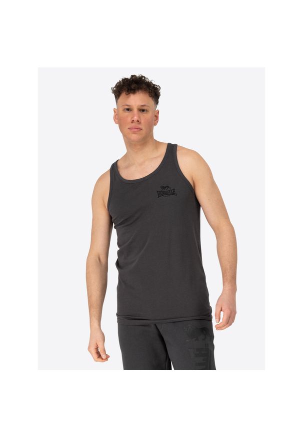 Tank top Lonsdale Dolton. Kolor: wielokolorowy, szary, czarny