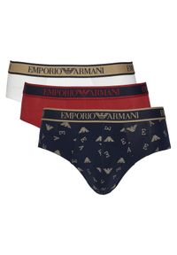 Emporio Armani Underwear Komplet slipów EM000369 AF20669 M5080 Kolorowy. Materiał: bawełna. Wzór: kolorowy #1