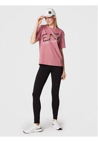 EA7 Emporio Armani T-Shirt 6LTT35 TJFKZ 1438 Różowy Relaxed Fit. Kolor: różowy. Materiał: bawełna #4