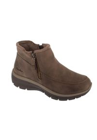 skechers - Buty zimowe damskie, Easy Going - Into Fall. Kolor: brązowy. Sezon: zima
