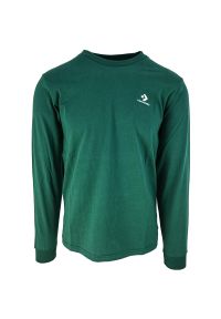 Bluza Converse Star Chevron. Kolor: zielony. Materiał: materiał, bawełna. Sport: skateboard #1