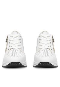Rieker Sneakersy N6304-80 Biały. Kolor: biały. Materiał: skóra #8