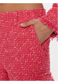 Patrizia Pepe Spodnie materiałowe 8P0601/A376-F592 Różowy Flare Fit. Kolor: różowy. Materiał: bawełna #3