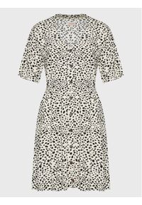 Brixton Sukienka codzienna Cheetah 04846 Beżowy Regular Fit. Okazja: na co dzień. Kolor: beżowy. Materiał: wiskoza. Typ sukienki: proste. Styl: casual