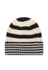 New Era Czapka Ne Stripe Knit Bean 60565460 Czarny. Kolor: czarny. Materiał: materiał