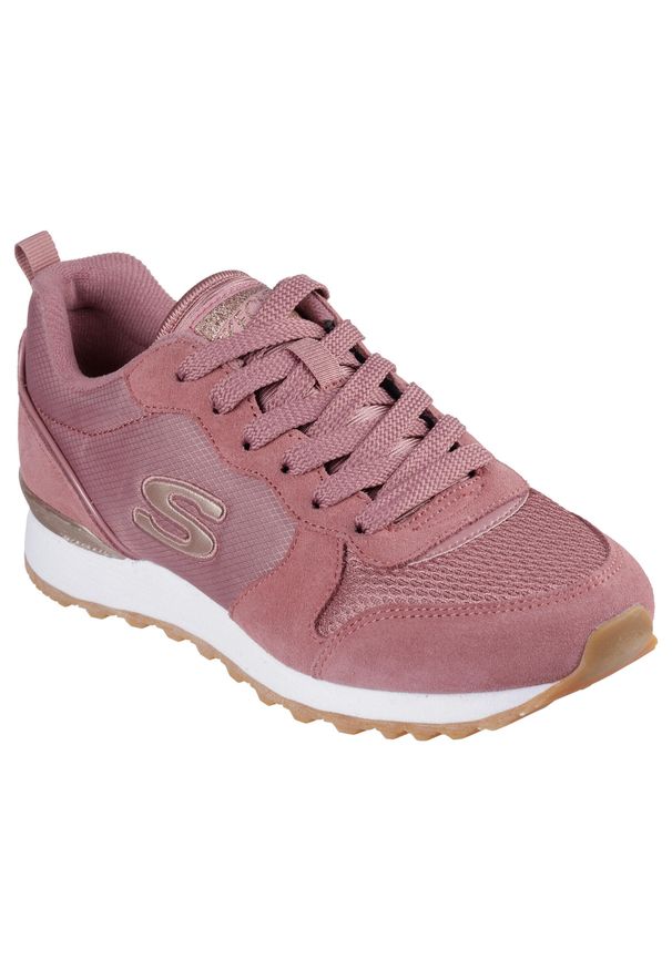 skechers - Buty do chodzenia damskie Skechers Og 85. Kolor: różowy. Materiał: skóra. Szerokość cholewki: normalna. Sport: turystyka piesza