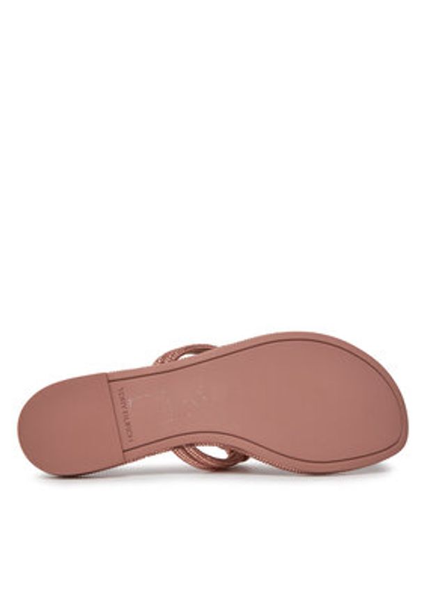 Tory Burch Japonki Miller Knotted Pave 152177 Różowy. Kolor: różowy. Materiał: skóra