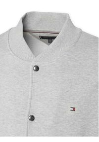 TOMMY HILFIGER - Tommy Hilfiger Kurtka bomber Essential MW0MW42470 Szary Regular Fit. Kolor: szary. Materiał: bawełna #2