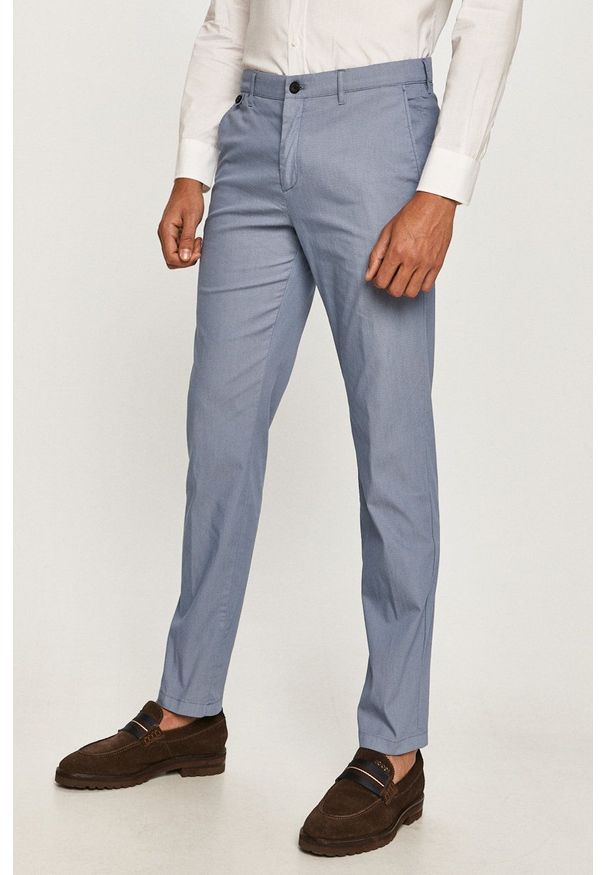 Tommy Hilfiger Tailored - Spodnie. Kolor: niebieski