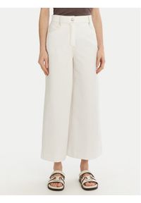 Max Mara Leisure Kuloty Fausto 2516781037 Biały Regular Fit. Kolor: biały. Materiał: bawełna