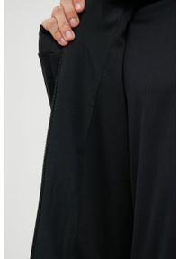 adidas Performance bluza treningowa kolor czarny z kapturem gładka. Typ kołnierza: kaptur. Kolor: czarny. Materiał: skóra, materiał. Długość rękawa: raglanowy rękaw. Wzór: gładki #3