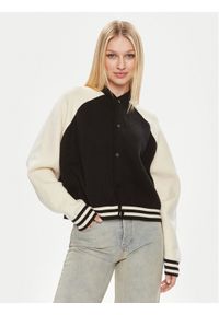 Edited Bluza Tisa Knitted College Bomber EDT604700100002 Czarny Regular Fit. Kolor: czarny. Materiał: bawełna #1