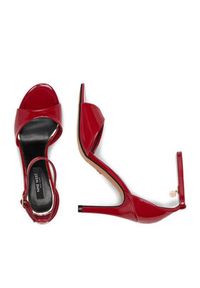 Nine West Sandały S4S16766 Czerwony. Kolor: czerwony. Materiał: materiał #6
