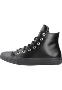 Tenisówki Converse Model Chuck Taylor All Star Leather Kolor Czarny. Kolor: czarny. Materiał: tkanina, skóra