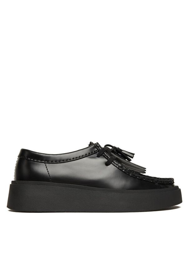 Clarks Półbuty Torview W 26184943 Czarny. Kolor: czarny. Materiał: skóra