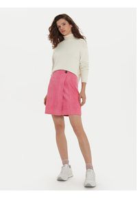 United Colors of Benetton - United Colors Of Benetton Spódnica mini 4Q5GD0048 Różowy Regular Fit. Kolor: różowy. Materiał: syntetyk #4