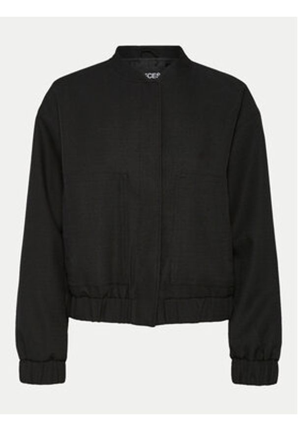 Pieces Kurtka bomber Annie 17150150 Czarny Regular Fit. Kolor: czarny. Materiał: syntetyk