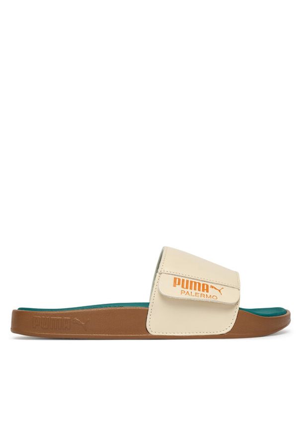 Puma Klapki Leadcat 2.0 Palermo Lthr 404838 01 Écru. Kolor: kremowy. Materiał: skóra