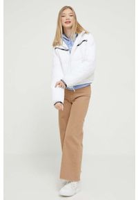 Tommy Jeans bluza damska kolor niebieski z kapturem z nadrukiem. Typ kołnierza: kaptur. Kolor: niebieski. Materiał: bawełna, dzianina. Długość rękawa: długi rękaw. Długość: długie. Wzór: nadruk #5