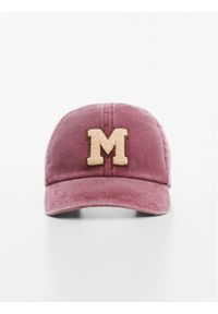 mango - Czapka z daszkiem Mango. Kolor: czerwony #1