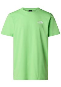 The North Face T-Shirt SS Simple Dome NF0A87NG Zielony Regular Fit. Kolor: zielony. Materiał: bawełna #4