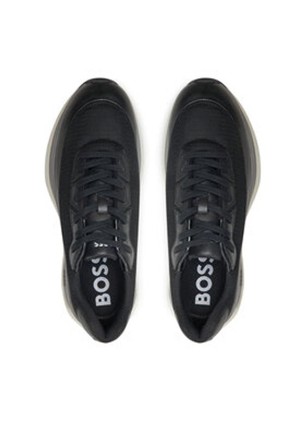 BOSS - Boss Sneakersy 50529514 Czarny. Kolor: czarny. Materiał: materiał