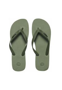 Japonki plażowe męskie Superdry Code Essential Flip Flop. Okazja: na plażę. Kolor: zielony. Sport: pływanie, fitness