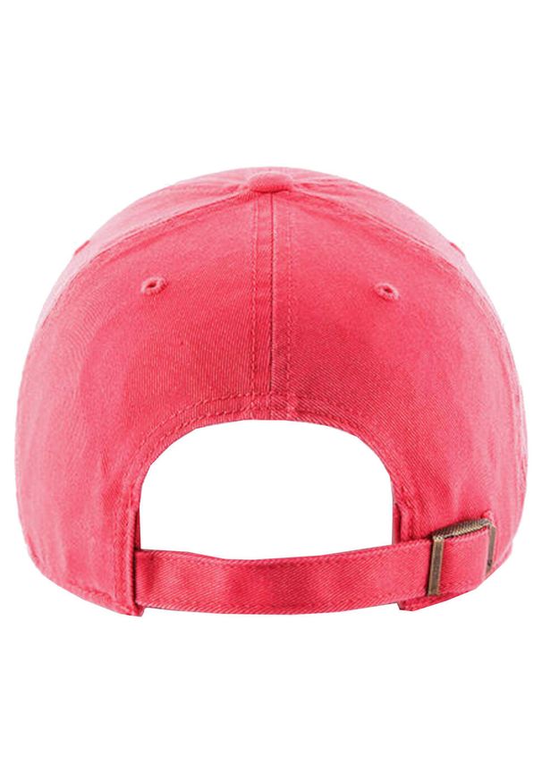 47 Brand - Czapka z daszkiem męska New York Yankees Clean Up Cap. Kolor: czerwony. Materiał: bawełna