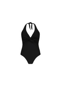 Damski kostium kąpielowy 1-częściowy Barts halter shaping. Kolor: czarny #2