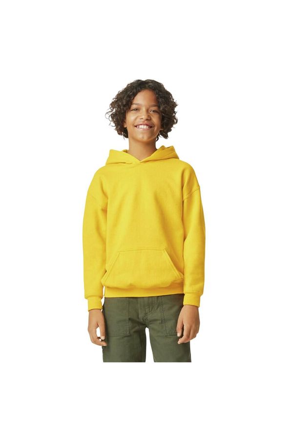 GILDAN - Bluza Dziecięca Softstyle Plain Fleece Midweight Hoodie. Kolor: niebieski