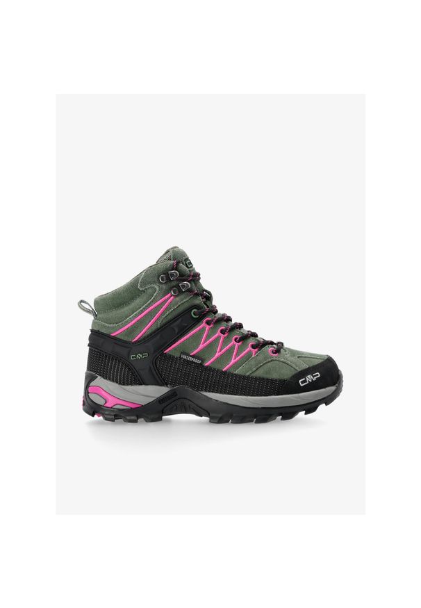 Buty turystyczne damskie CMP Rigel Mid WP. Kolor: czarny, zielony, wielokolorowy. Styl: sportowy