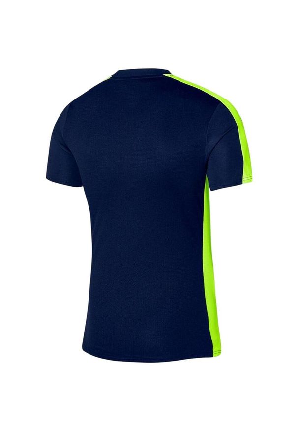 Nike - Męska Koszulka Academy DriFIT. Kolor: zielony, niebieski, wielokolorowy. Sport: turystyka piesza