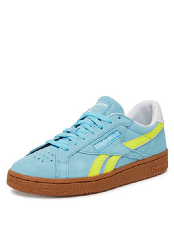 Reebok Sneakersy CLUB C GROUNDS UK 100221373 Niebieski. Kolor: niebieski. Materiał: skóra, zamsz. Model: Reebok Club