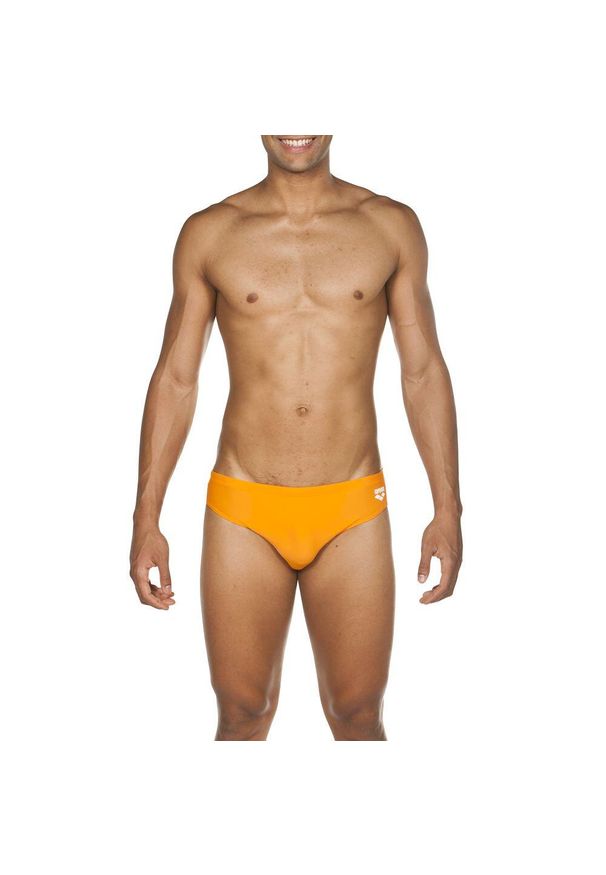 Kąpielówki slipy męskie na basen Arena Team Fit Brief. Kolor: pomarańczowy