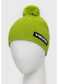 Viking czapka kolor zielony wełniana. Kolor: zielony. Materiał: wełna #2