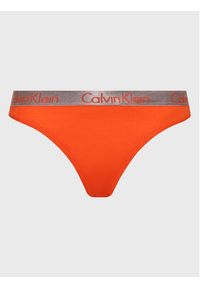 Calvin Klein Underwear Stringi 000QD3539E Pomarańczowy. Kolor: pomarańczowy. Materiał: bawełna #2