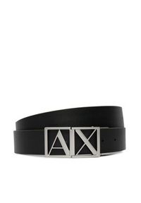 Armani Exchange Pasek Męski XM002664 AF22854 M8327 Czarny. Kolor: czarny. Materiał: skóra #2