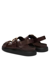 Clarks Sandały Aristella Bay 26185806 Brązowy. Kolor: brązowy. Materiał: skóra #5