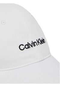 Calvin Klein Czapka z daszkiem Logo Embroidery LV04D5003G Biały. Kolor: biały. Materiał: bawełna #3