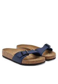 Birkenstock Klapki Madrid Bf 1015155 Niebieski. Kolor: niebieski. Materiał: skóra #3
